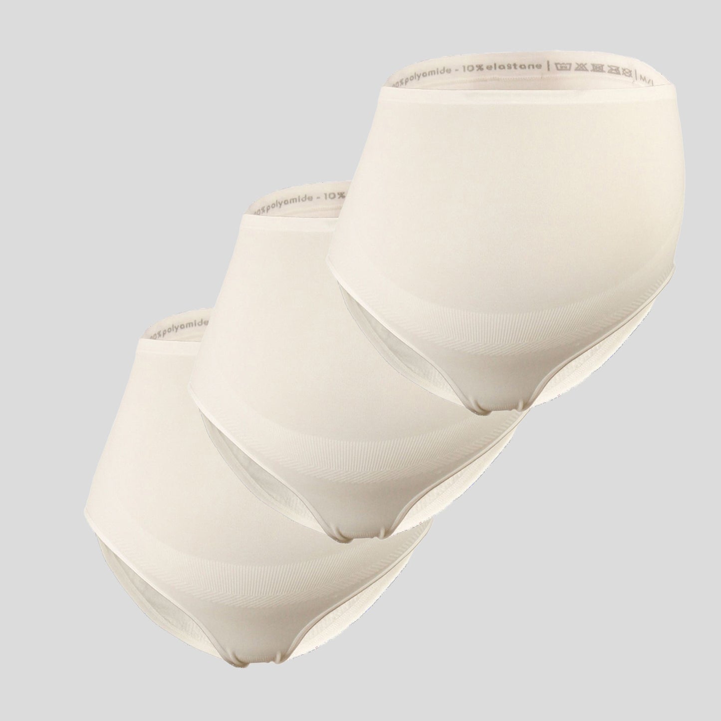 3-Pack Zwangerschaps SLIP met shapewear effect Wit