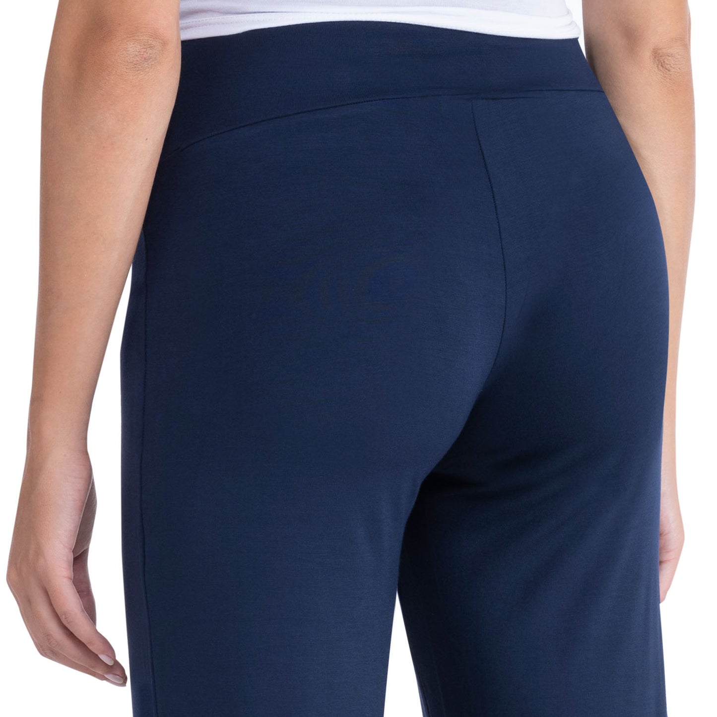 Cinzia - Geklede zwangerschapsbroek met brede pijp