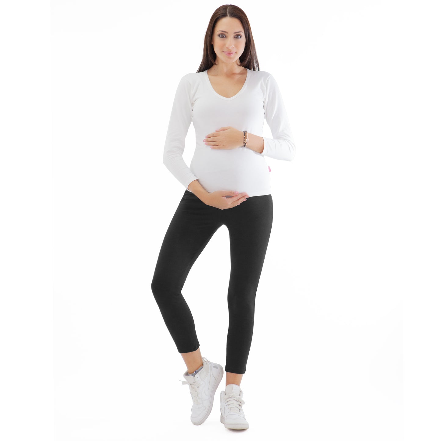 Barcelona - Legging de grossesse en coton respirant -7/8