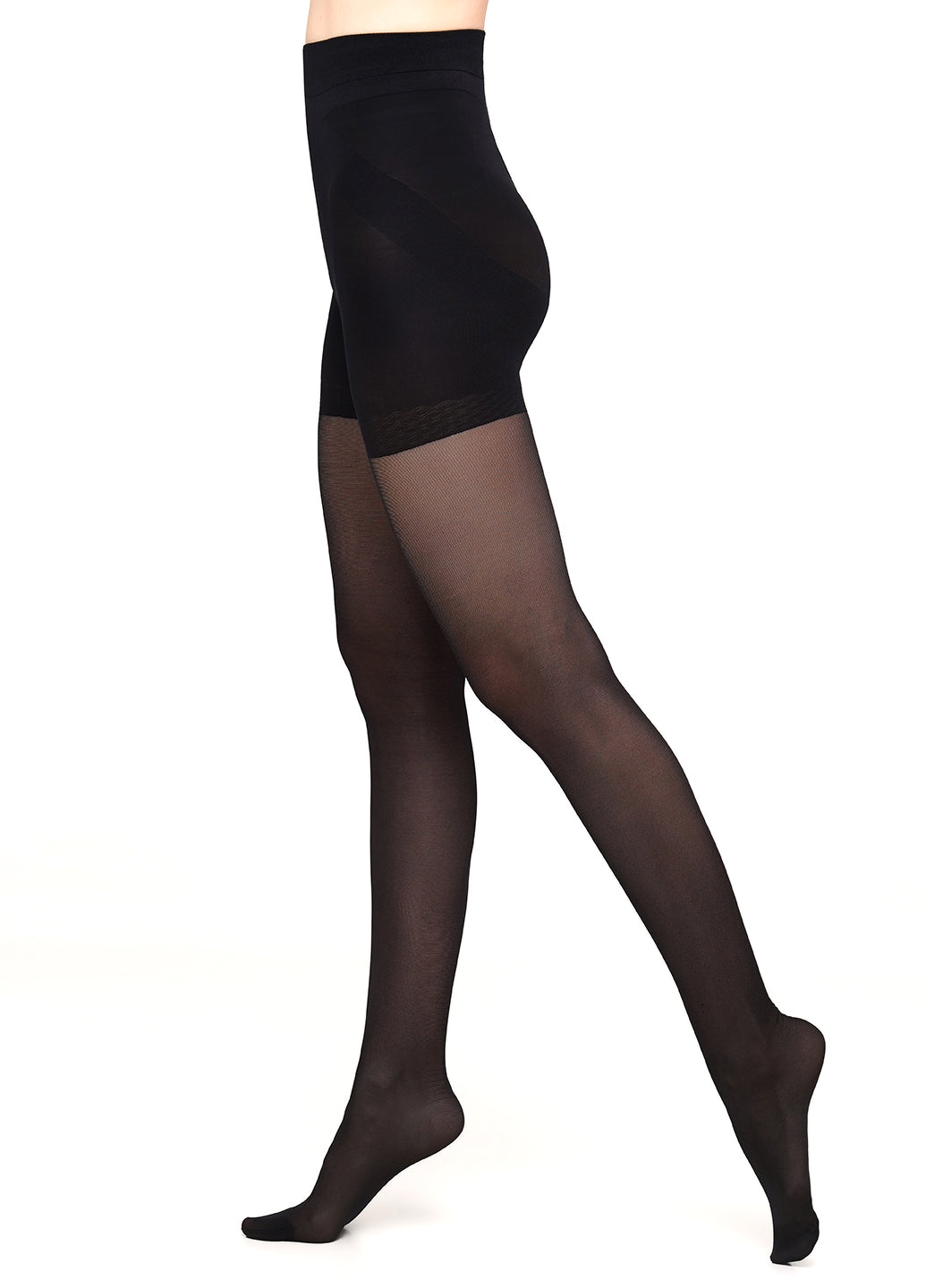 Giulia - Effect Up 40den half-sheer Panty met Lift-Up effect