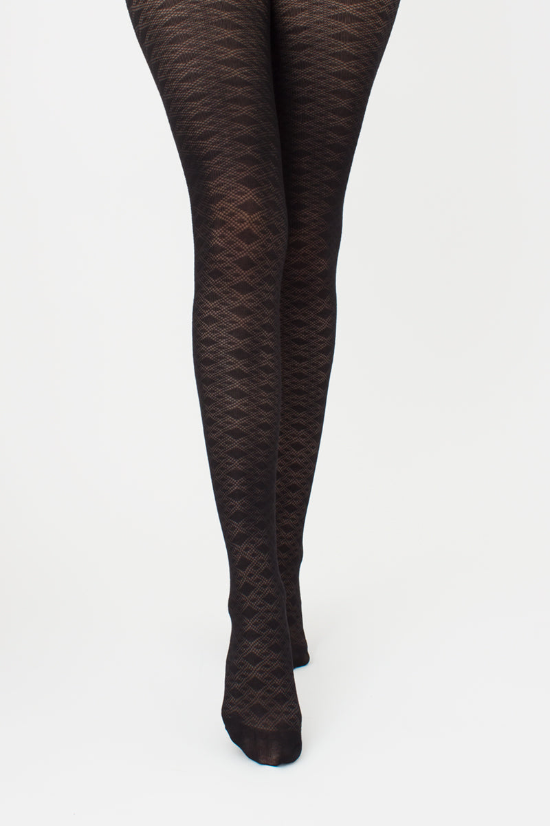 Giulia - Lacery 60den Panty met geometrisch patroon