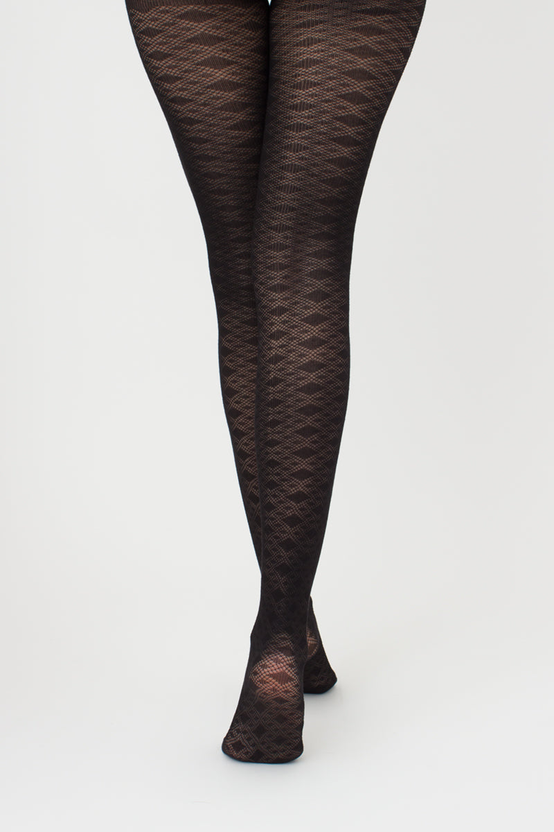 Giulia - Lacery 60den Panty met geometrisch patroon
