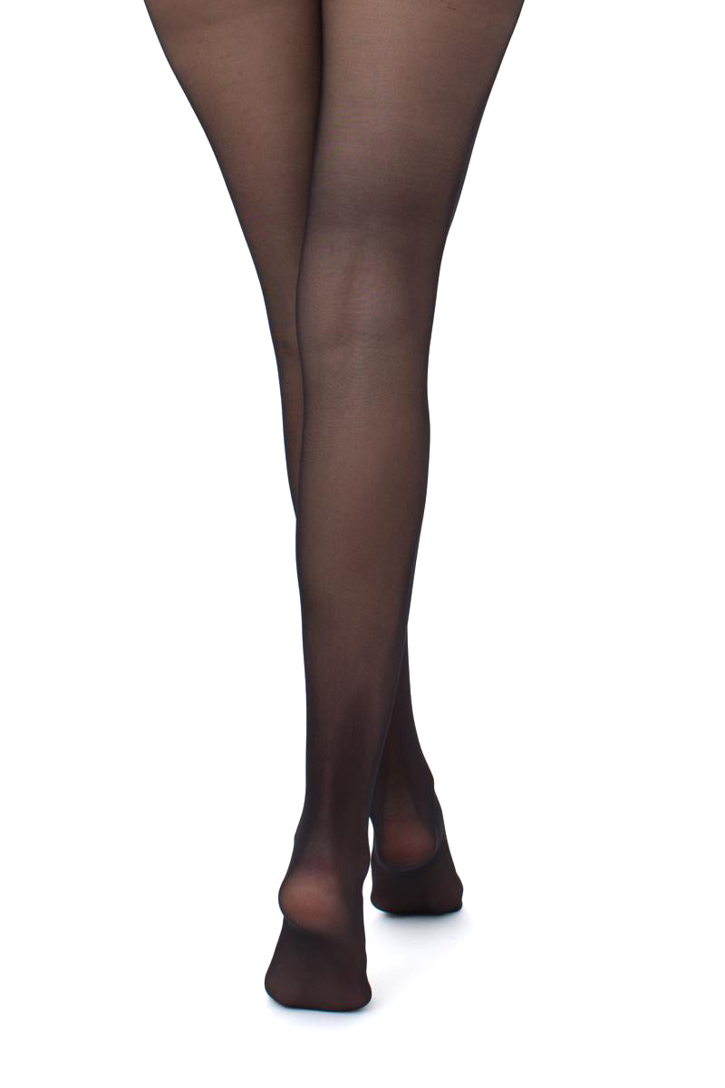 Giulia - Collants Infinity classic 20den (Multipack) - Noir et Marron Clair