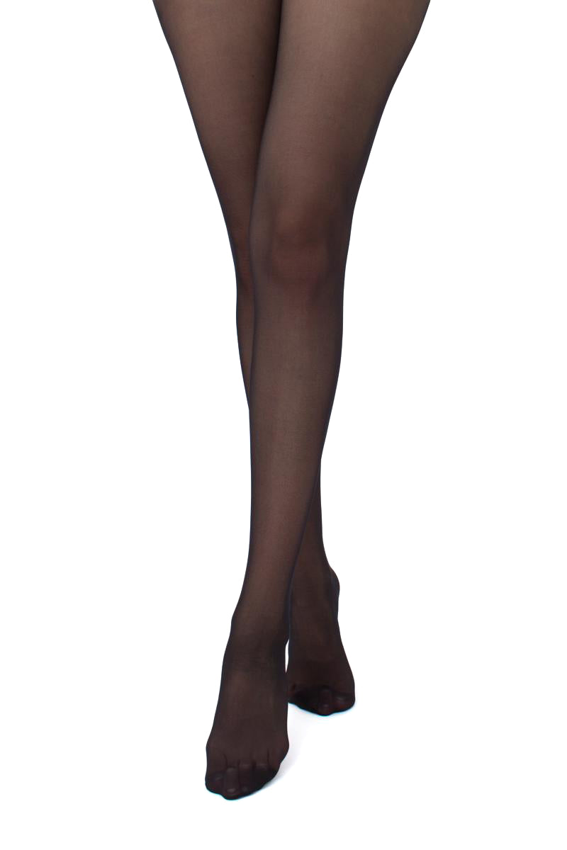 Giulia - Collants Infinity classic 20den (Multipack) - Noir et Marron Clair
