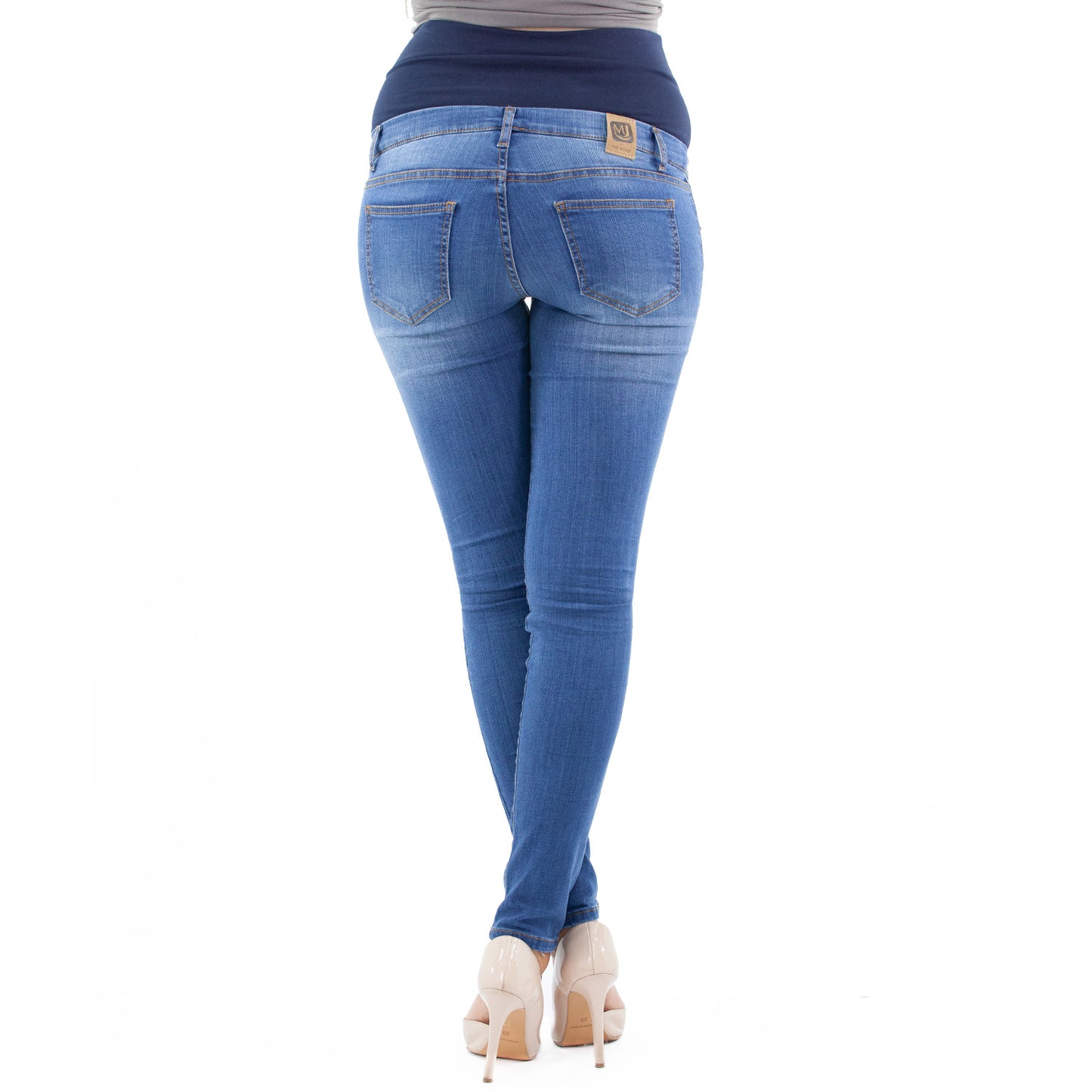 Milano - Jean de grossesse Deluxe Chiaro - Coupe slim - Denim bleu clair