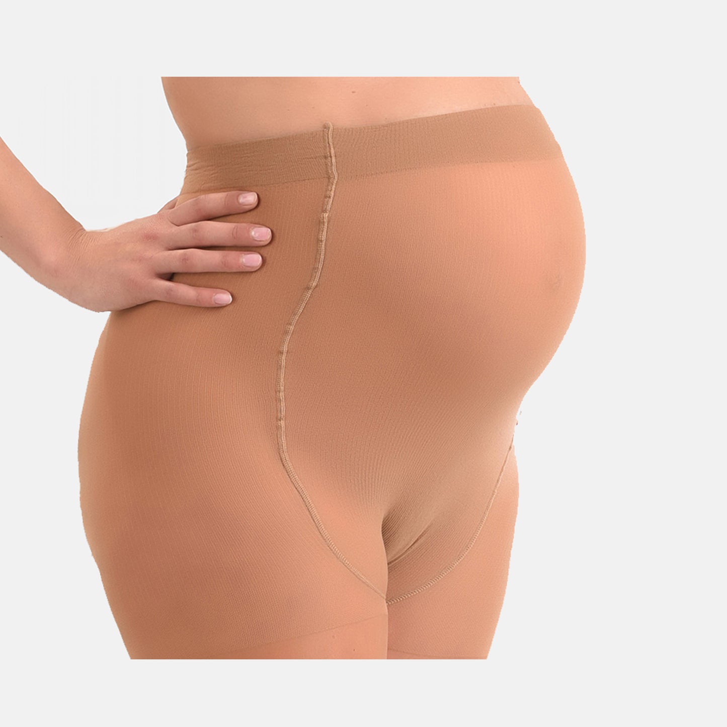Duo Pack Comfortable Sheer Maternity Tights 20den Natural