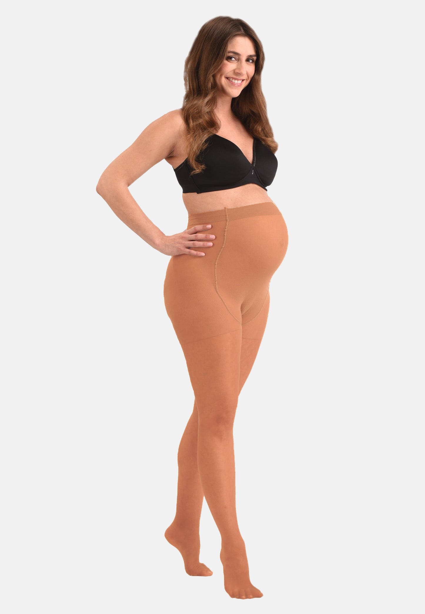Duo Pack Magic Sheer Maternity Tights 40den Natural