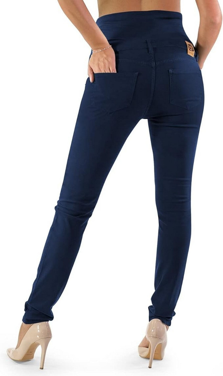 Venezia - Pantalon de grossesse en coton égyptien super élastique - Coupe slim