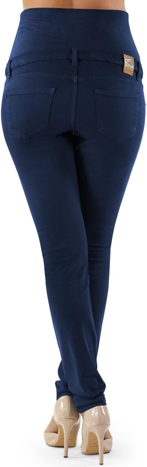 Venezia - Pantalon de grossesse en coton égyptien super élastique - Coupe slim