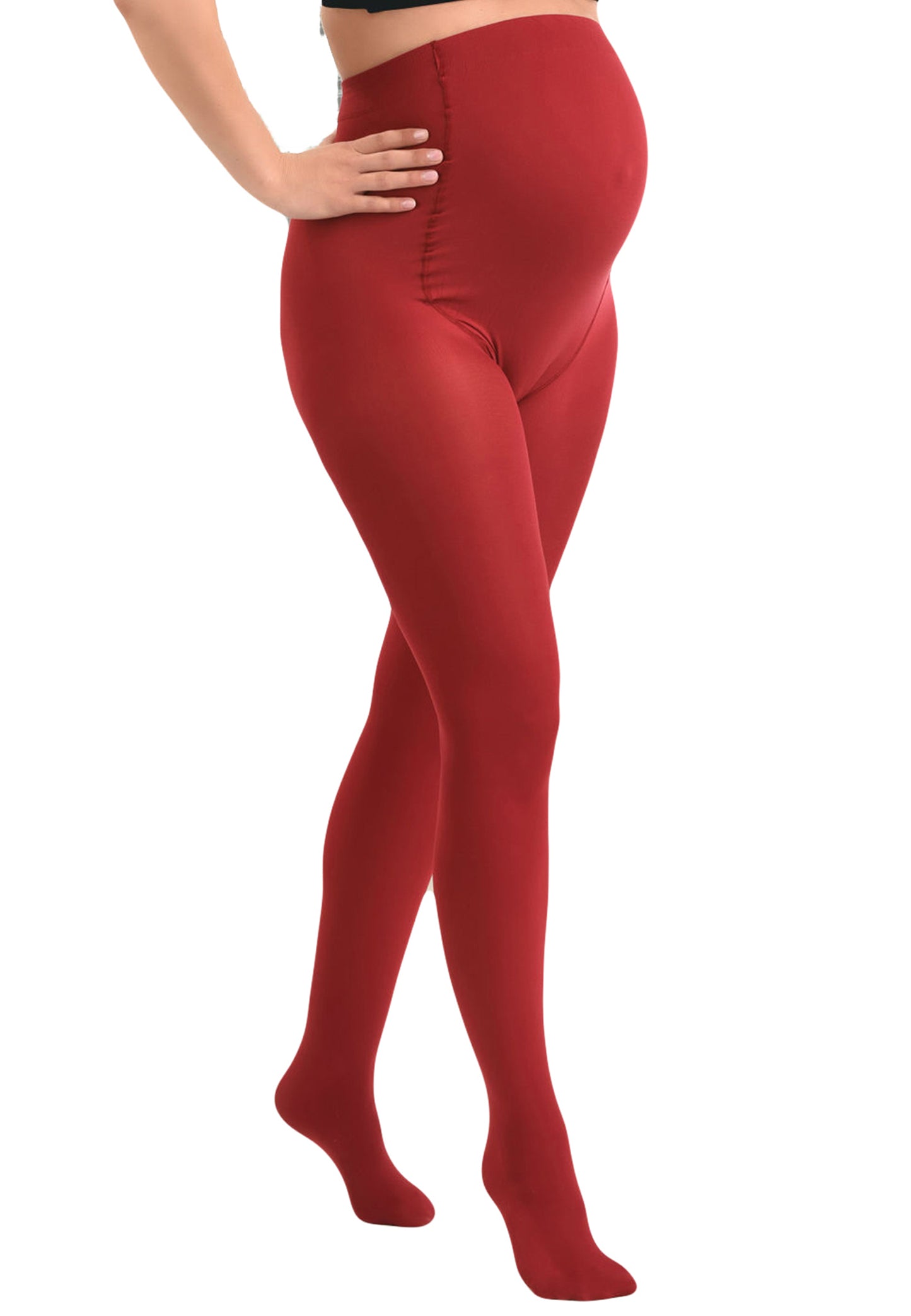 Mamsy - Comfortabele Opaque Zwangerschapspanty 60den