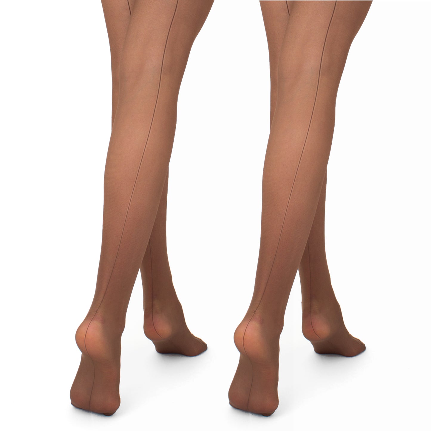 Giulia - Chic 20den Panty met bikini broekje en zwarte naad (multipack), 3 Kleuren