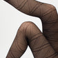 Giulia - Collants résille Fashion Net Lacery 40den à motif géométrique
