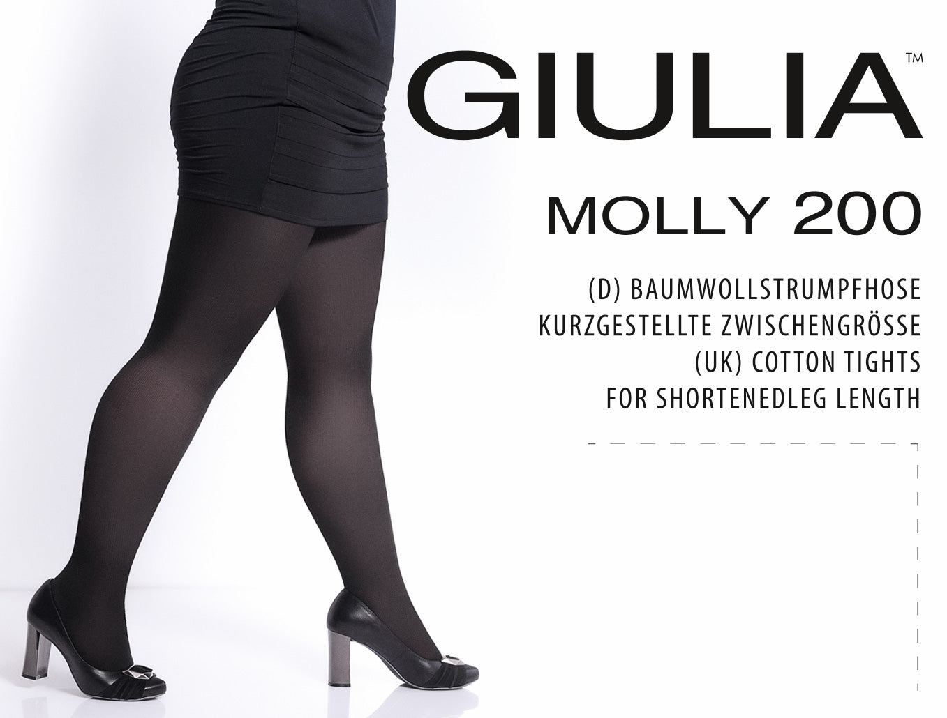 Giulia Panty Molly 200 denier voor de dames met een maatje meer