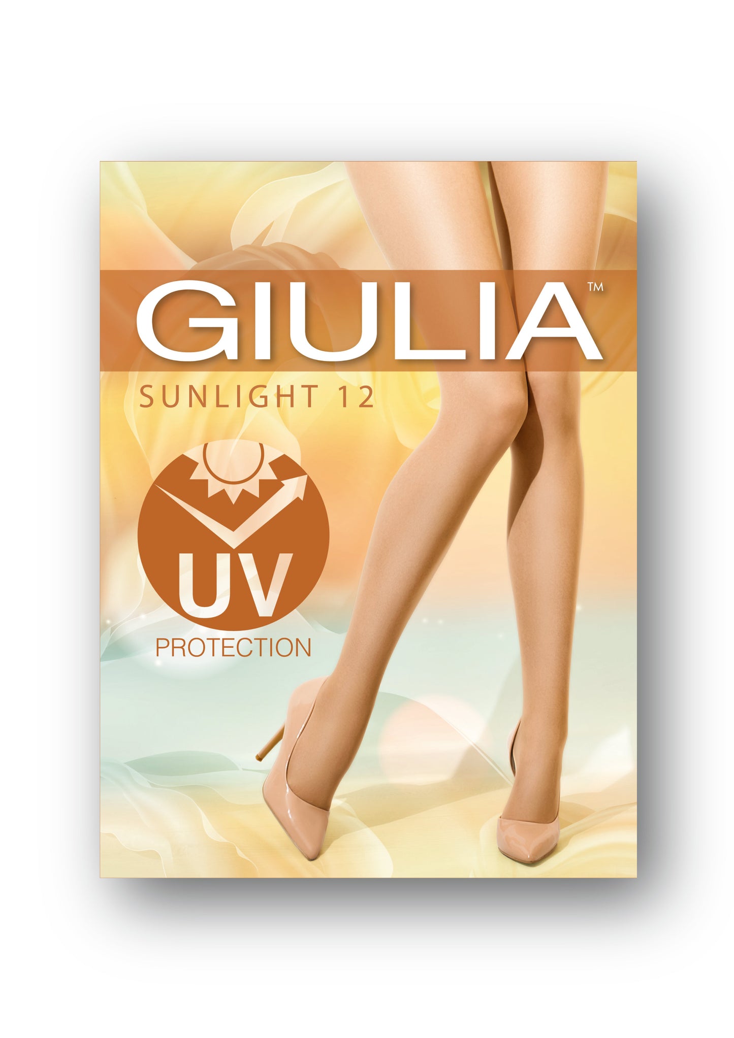 Giulia - Sunlight 12den ultradunne panty met UV-filter