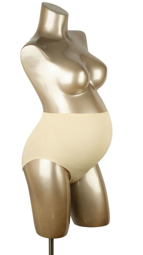 Seamless zwangerschaps Slip met shapewear effect Beige