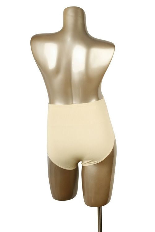 Culotte de grossesse sans coutures à effet galbant Beige