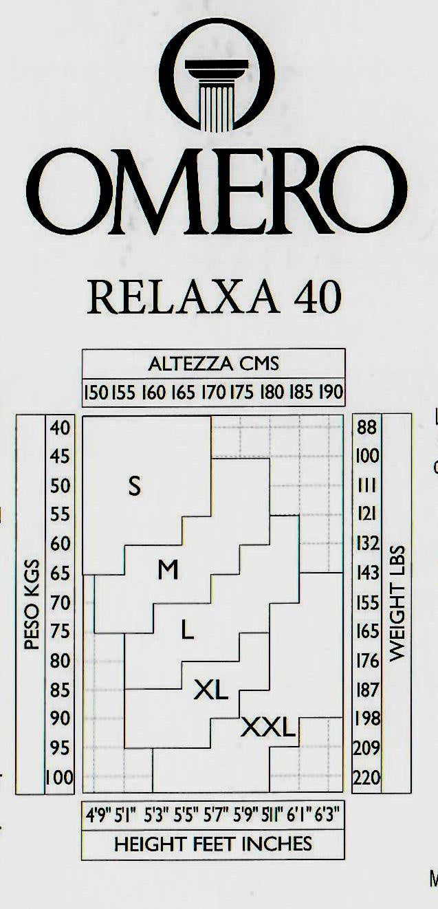 Relaxa 40den Zwart