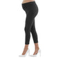 Barcelona - Maternity leggings made of breathable cotton -7/8