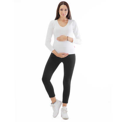 Barcelona - Legging de grossesse en coton respirant -7/8