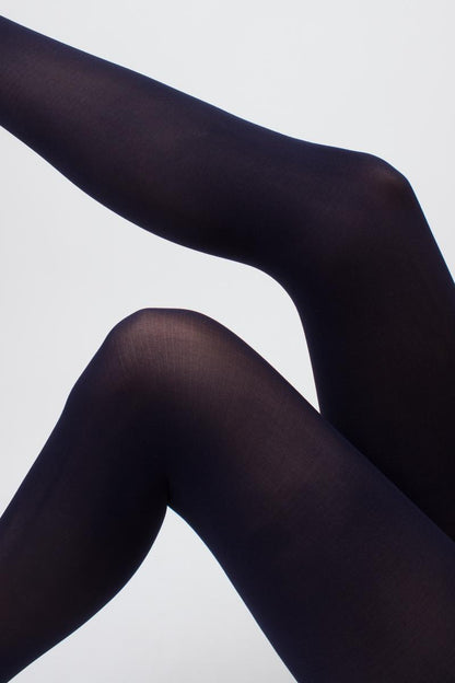 Giulia - Blues classic warm 70's Matte Opaque Panty - 7 couleurs