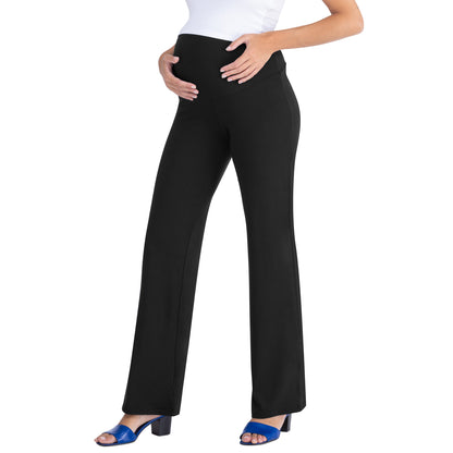 Cinzia - Dressy maternity pants with wide legs
