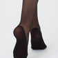Giulia - Footies 20den (Multipack) Panty met brede tailleband en katoenen voet - Zwart