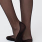 Giulia - Footies 20den (Multipack) Panty met brede tailleband en katoenen voet - Zwart