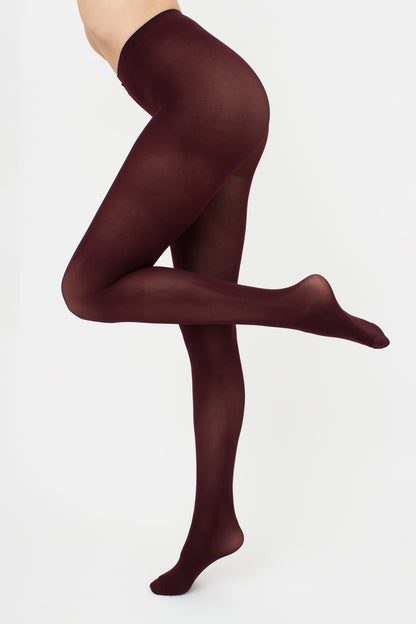 Giulia - Blues classic warm 70's Matte Opaque Panty - 7 couleurs