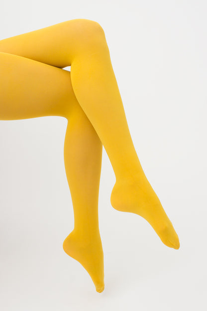 Giulia - Blues classic warm 70's Matte Opaque Panty - 7 couleurs