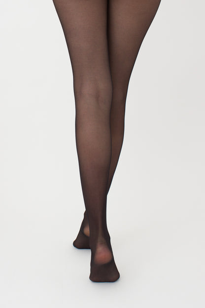 Giulia - Intimo Sexy 20den Panty avec entrejambe ouvert - 2 couleurs