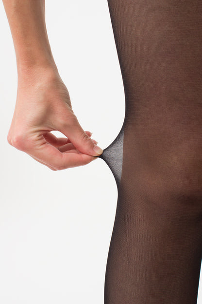 Giulia - Intimo Sexy 20den Panty avec entrejambe ouvert - 2 couleurs