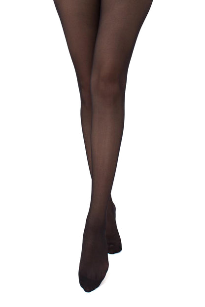 Giulia - Culotte Impresso 40den avec taille en dentelle