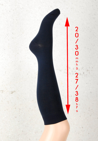 Repomen Chaussettes d'affaires et de voyage à forte compression pour hommes