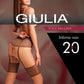 Giulia - Intimo Noir 20den Sheer Panty avec entrejambe ouvert - 2 couleurs