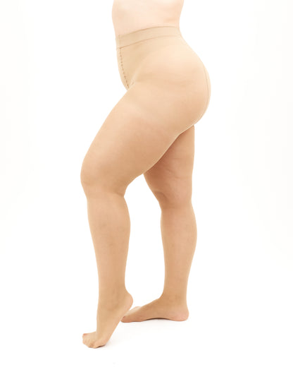 Giulia - Molly 40den (grandes tailles uniquement) Collants spécialement pour les femmes aux jambes courtes (multipack) - 3 couleurs