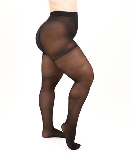 Giulia - Molly 40den (grandes tailles uniquement) Collants spécialement pour les femmes aux jambes courtes (multipack) - 3 couleurs
