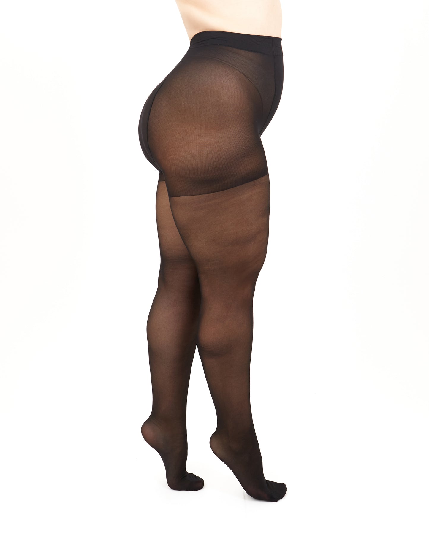 Giulia - Molly 40den (enkel grote maten) Panty speciaal voor dames met kortere benen (multipack) - 2 kleuren