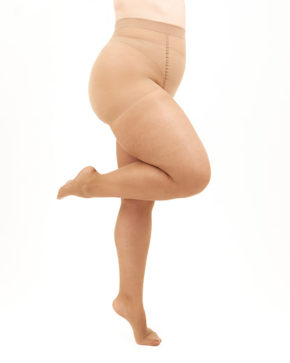 Giulia - Molly 40den (grandes tailles uniquement) Collants spécialement pour les femmes aux jambes courtes (multipack) - 3 couleurs