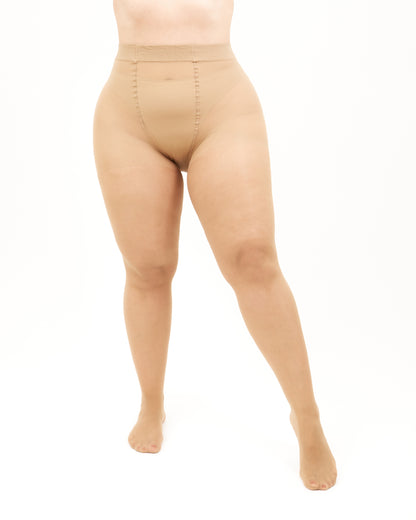 Giulia - Molly 40den (grandes tailles uniquement) Collants spécialement pour les femmes aux jambes courtes (multipack) - 3 couleurs