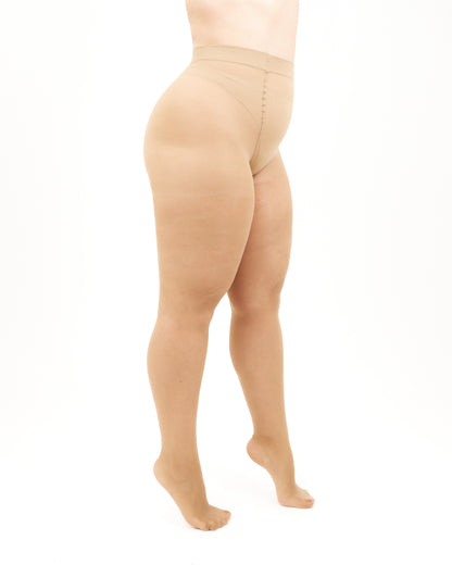Giulia - Molly 40den (grandes tailles uniquement) Collants spécialement pour les femmes aux jambes courtes (multipack) - 3 couleurs