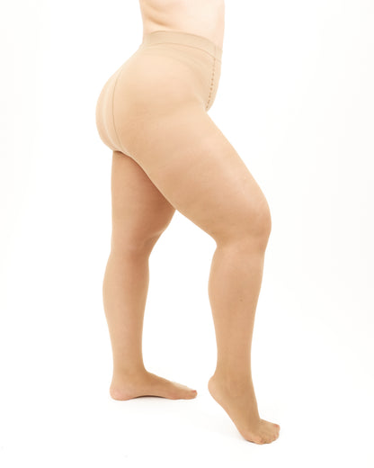 Giulia - Molly 40den (grandes tailles uniquement) Collants spécialement pour les femmes aux jambes courtes (multipack) - 3 couleurs
