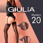 Giulia - Mystery 20den Stay Up avec un motif décoratif