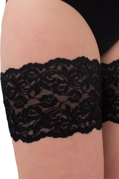Giulia - Bandes de cuisse anti-frottements - Noir