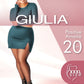 Giulia - Positive Amalia 20den Sheer (enkel grote maten) Panty met stippen