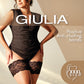 Giulia - Positive Anti Chaffing Bands 20den (enkel grote maten) Stay Up panty - Zwart