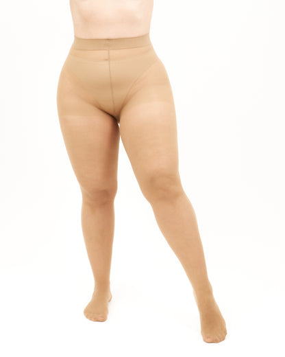 Giulia - Look Positif (grande taille) 40den collant semi-transparent avec soutien (multipack)