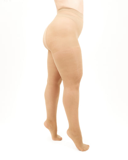 Giulia - Look Positif (grande taille) 40den collant semi-transparent avec soutien (multipack)