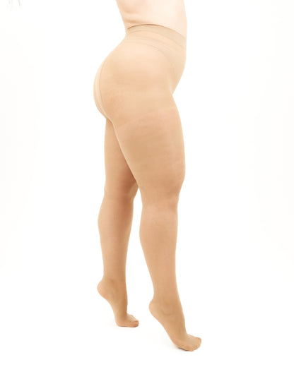 Giulia - Look Positif (grande taille) 40den collant semi-transparent avec soutien (multipack)