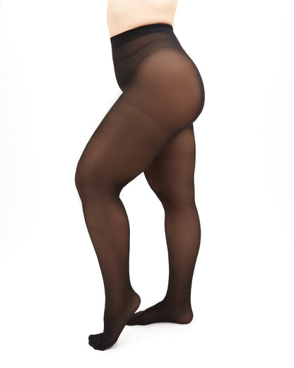 Giulia - Look Positif (grande taille) 40den collant semi-transparent avec soutien (multipack)