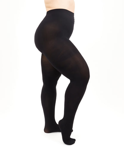 Giulia - Positive Micro 3D 70den Tights (only in large sizes) - 5 Colors